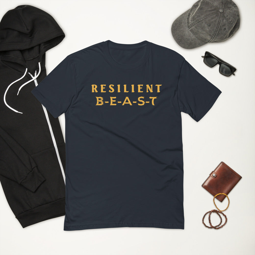 Resilient Beast Gold Men T-Shirt | EMENEVO