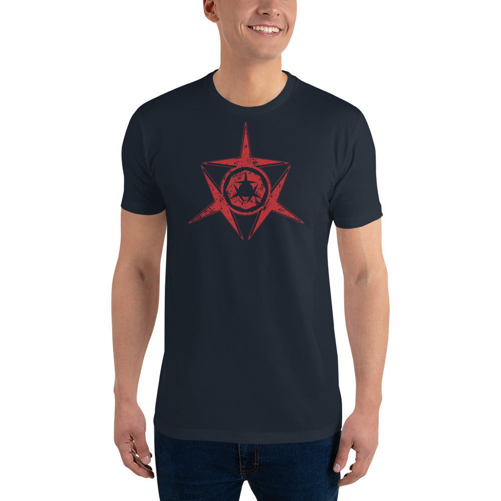 BS Shield Red Men T-Shirt | EMENEVO