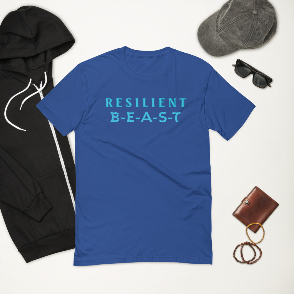 Resilient Beast Blue Men T-Shirt | EMENEVO