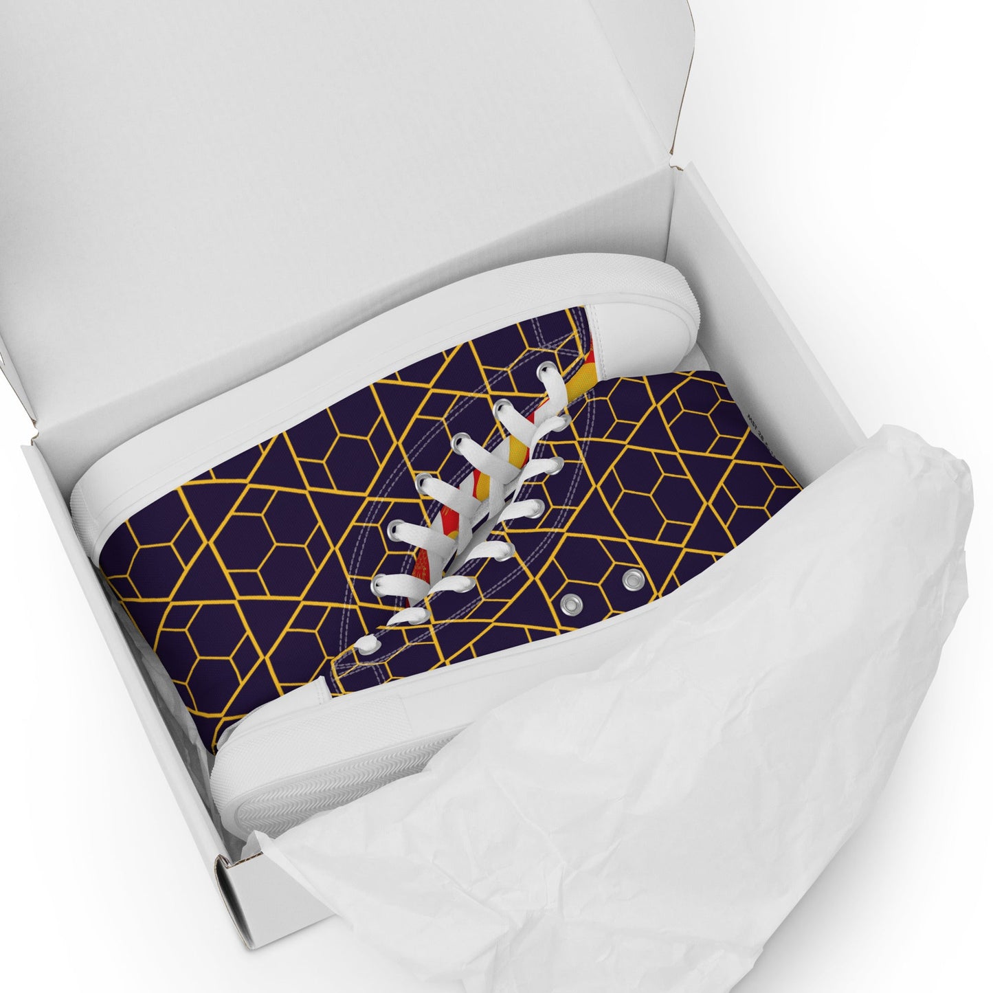 Hexagon Men’s Artisan High Shoes | EMENEVO