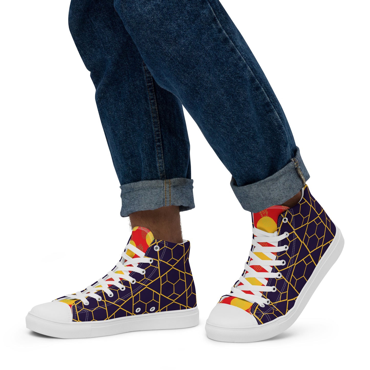 Hexagon Men’s Artisan High Shoes | EMENEVO