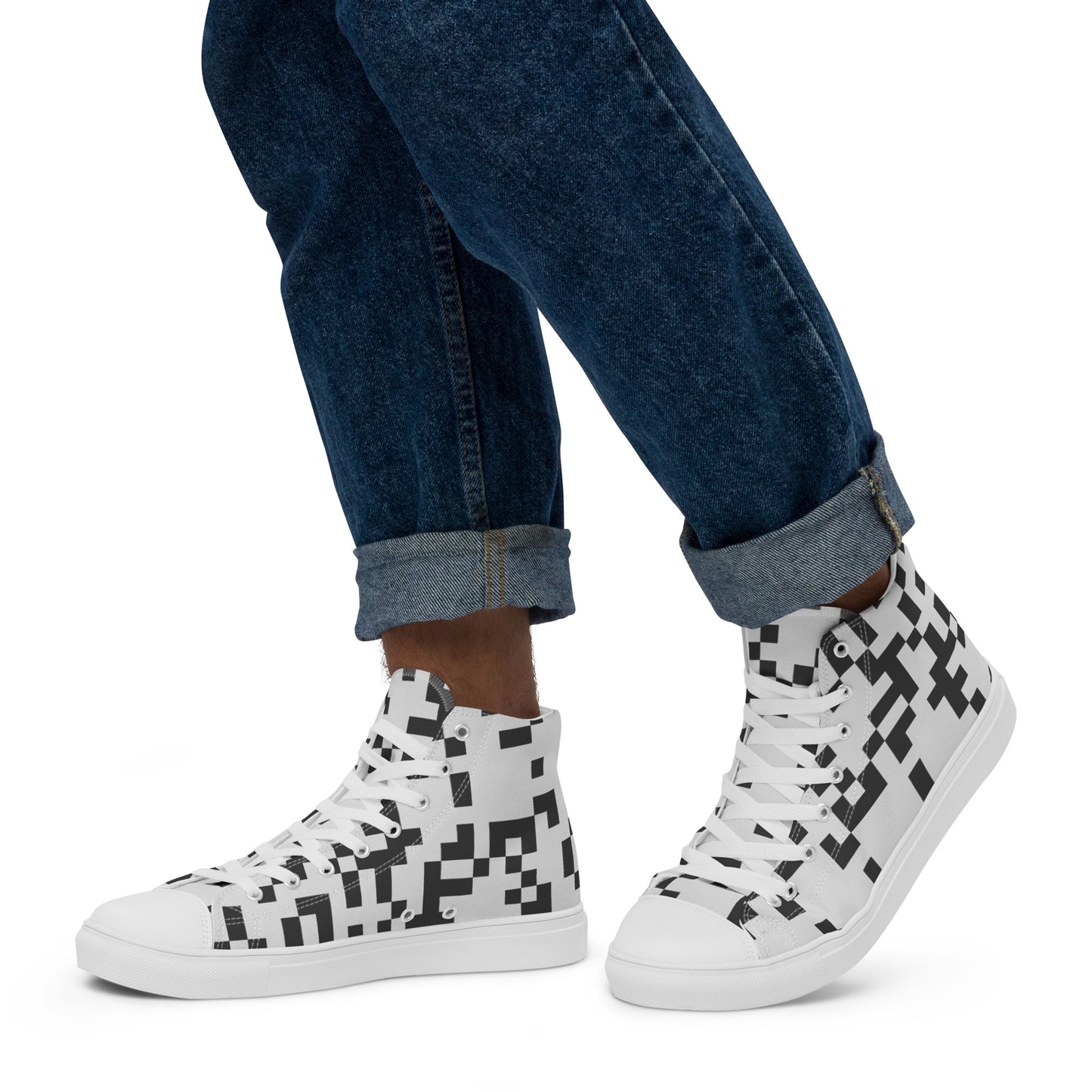 Pixels Men’s Artisan High Shoes | EMENEVO