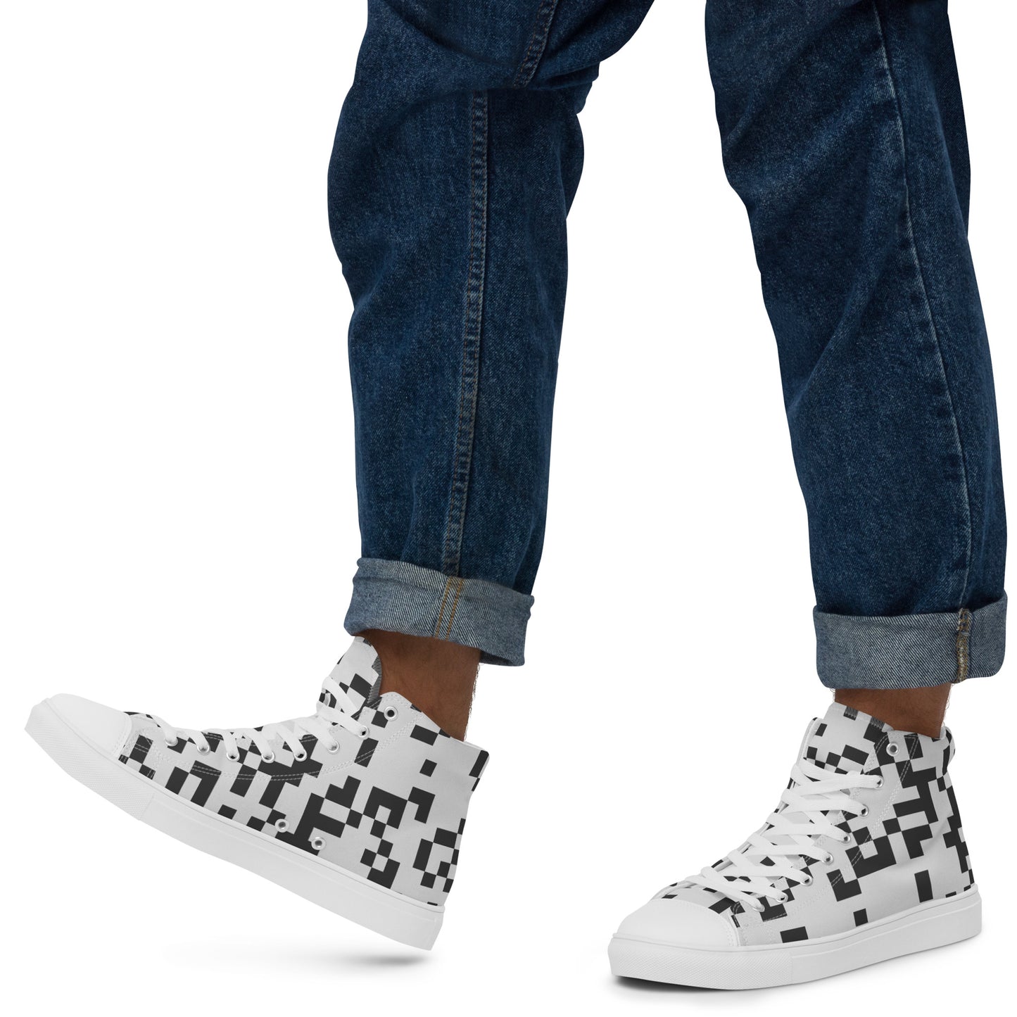 Pixels Men’s Artisan High Shoes | EMENEVO
