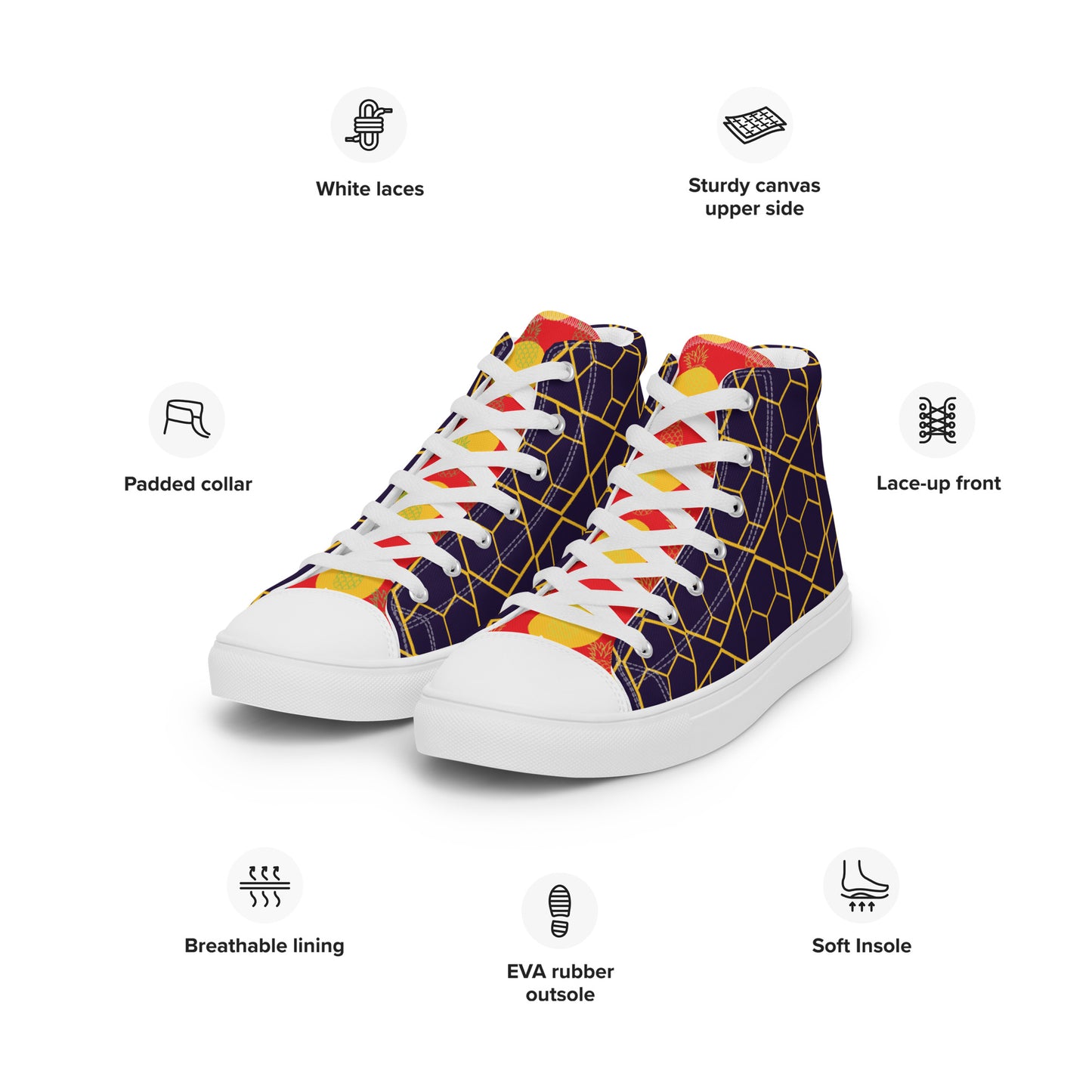 Hexagon Men’s Artisan High Shoes | EMENEVO