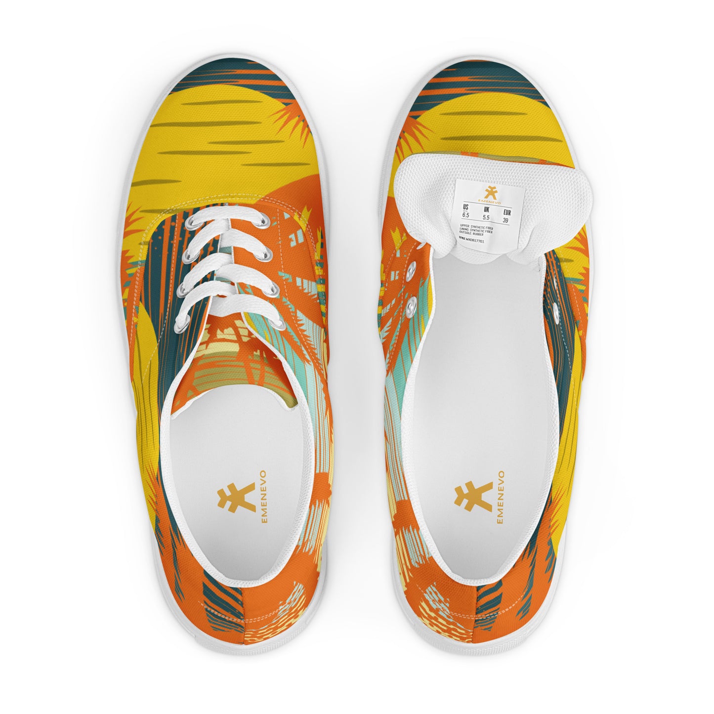 Cali Orange Men’s Artisan Shoes | EMENEVO