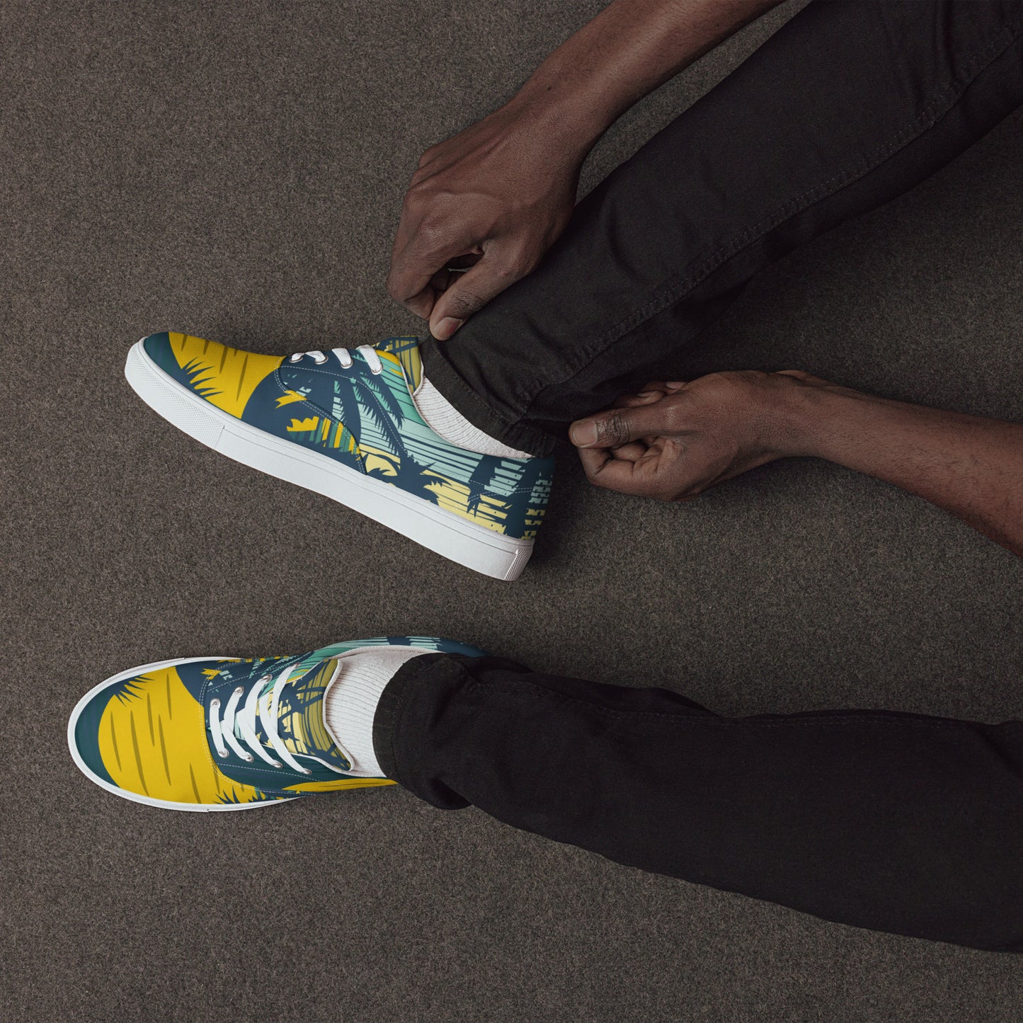 Cali Blue Men’s Artisan Shoes | EMENEVO