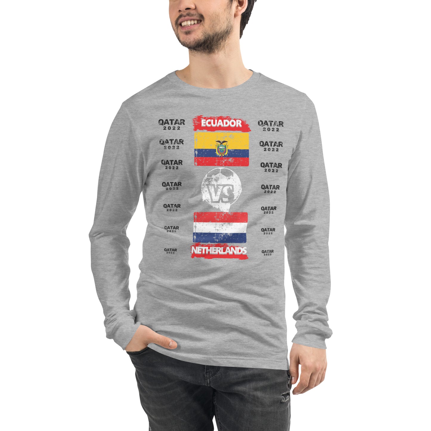 Qatar 2022 Ecuador Vs Netherlands T-Shirt | EMENEVO