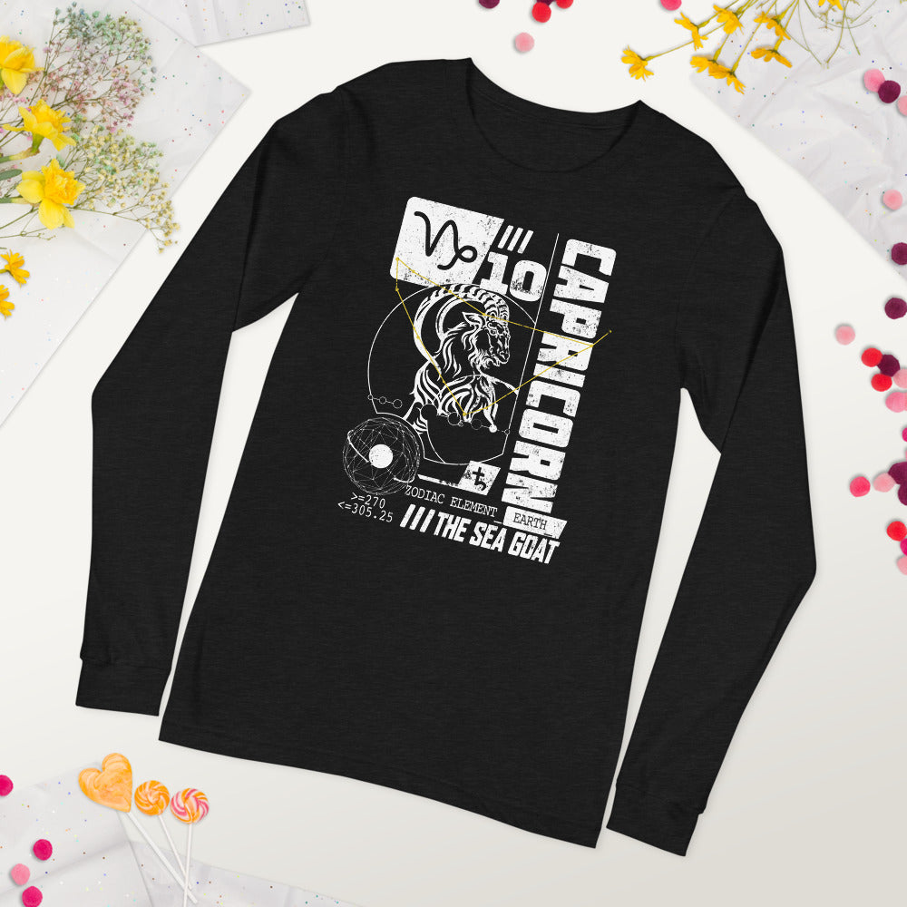 Capricorn LS Men T-Shirt | EMENEVO