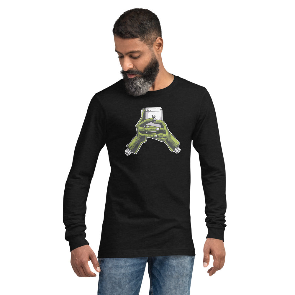 Zombie Hands LS Men T-Shirt | EMENEVO