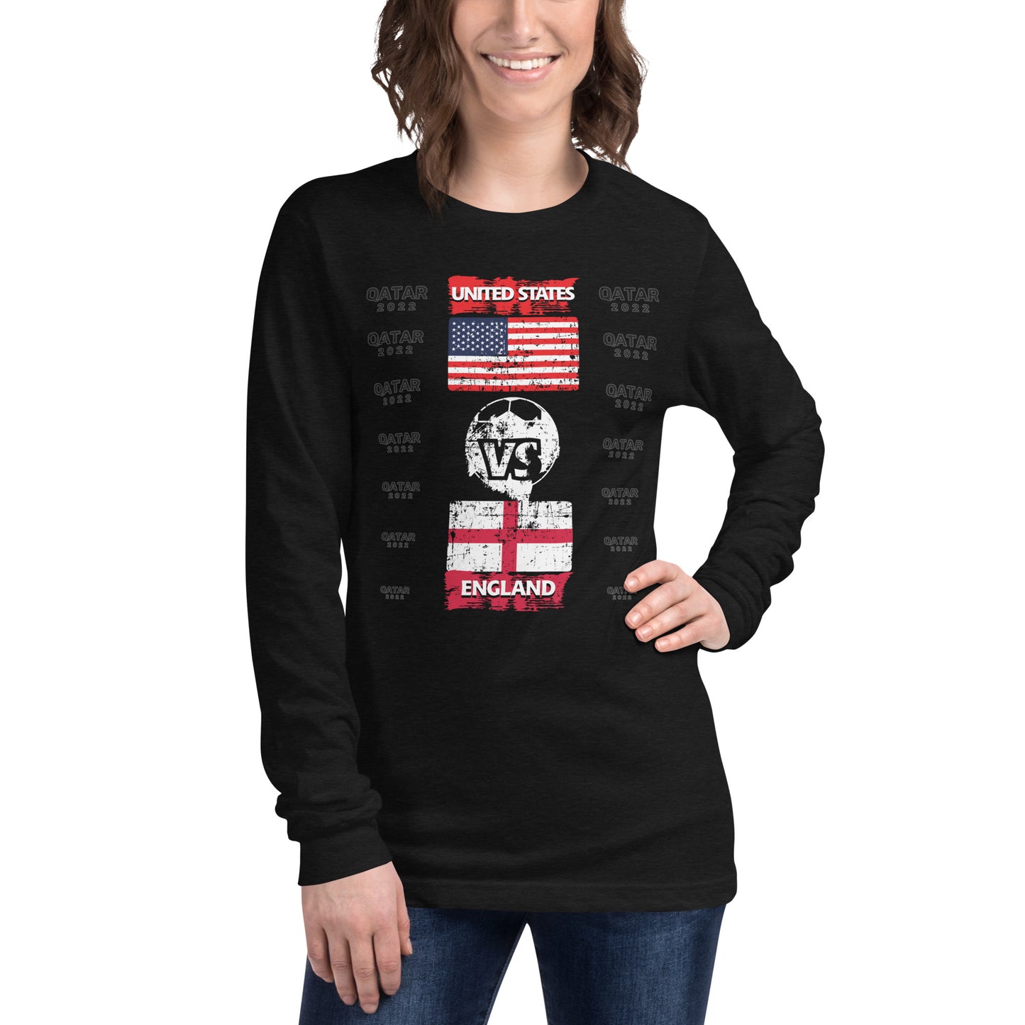 Qatar 2022 USA Vs England T-Shirt | EMENEVO