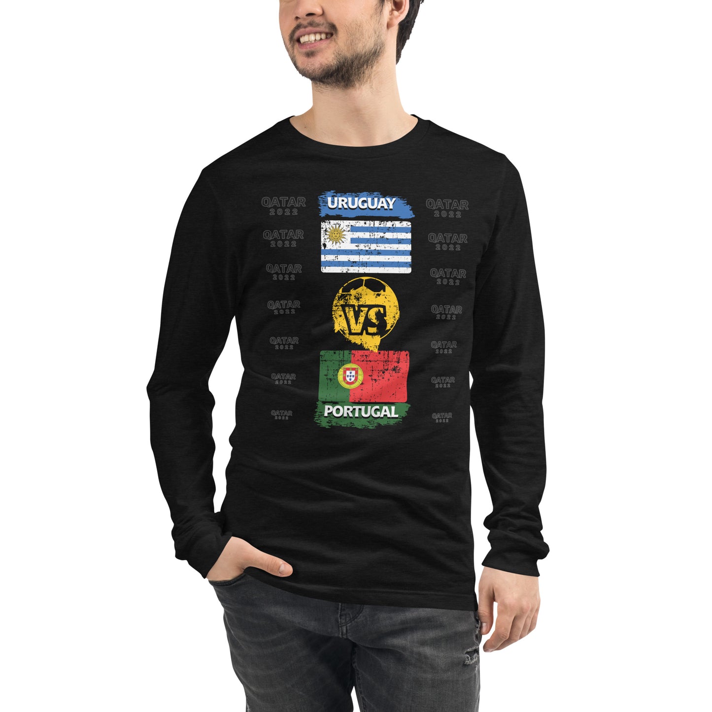 Qatar 2022 Uruguay Vs Portugal T-Shirt | EMENEVO