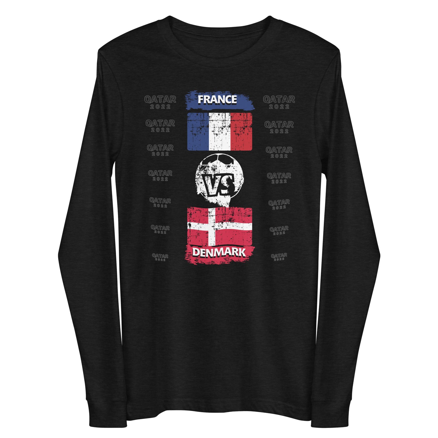 Qatar 2022 France Vs Denmark T-Shirt | EMENEVO