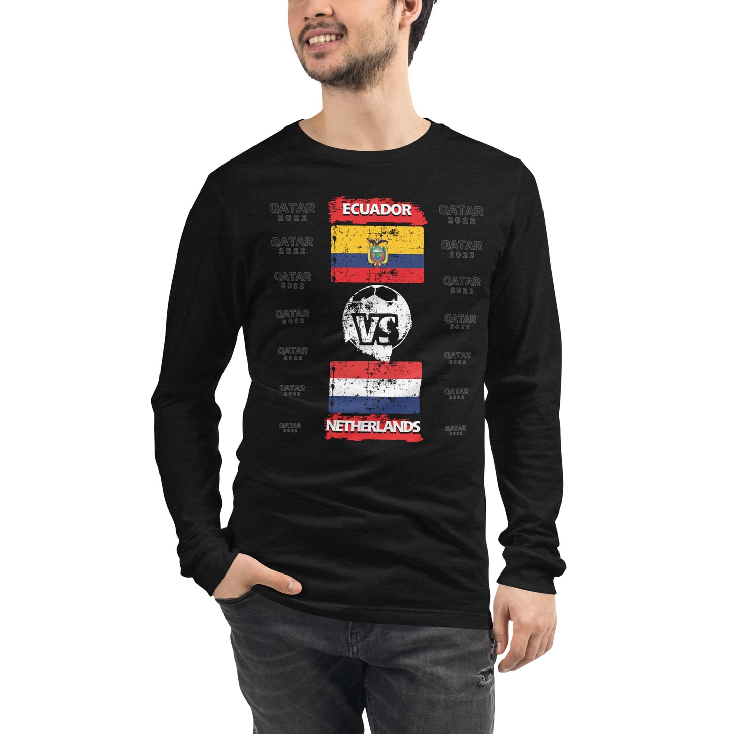 Qatar 2022 Ecuador Vs Netherlands T-Shirt | EMENEVO