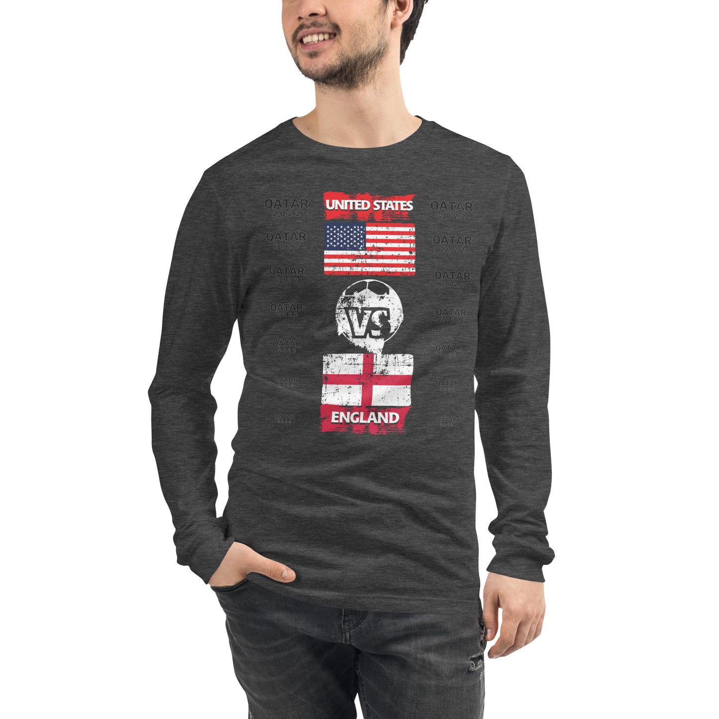 Qatar 2022 USA Vs England T-Shirt | EMENEVO