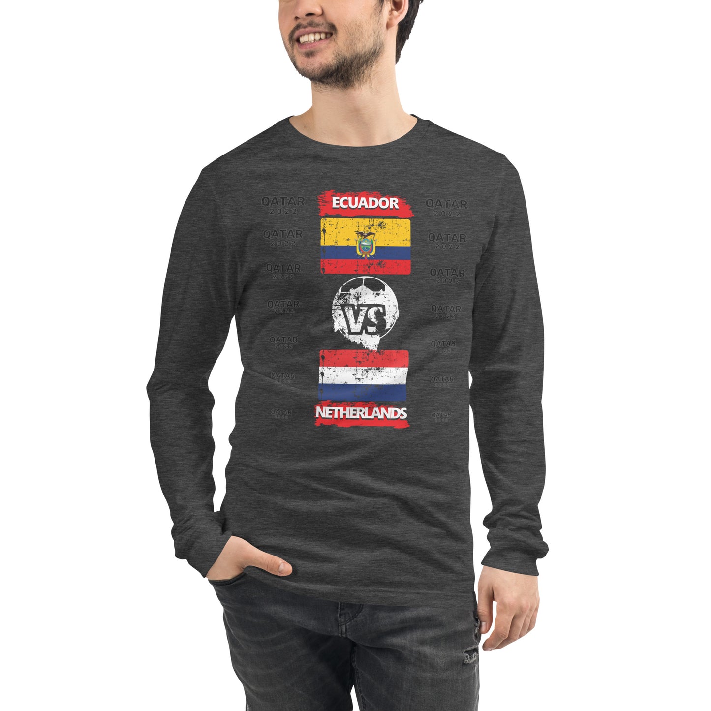 Qatar 2022 Ecuador Vs Netherlands T-Shirt | EMENEVO