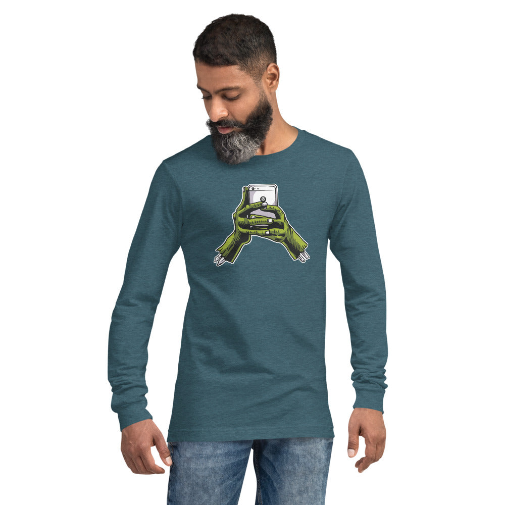 Zombie Hands LS Men T-Shirt | EMENEVO