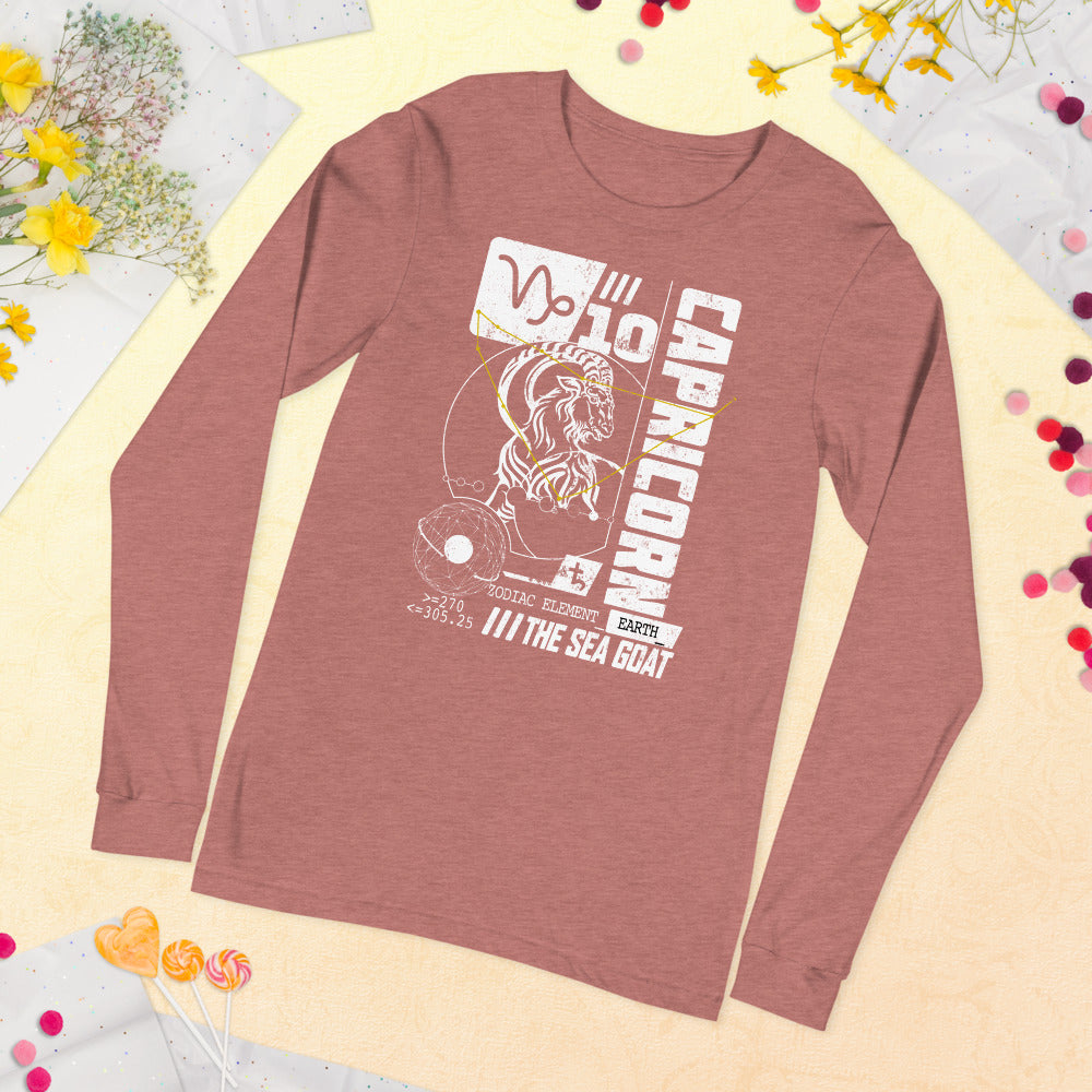 Capricorn LS Men T-Shirt | EMENEVO