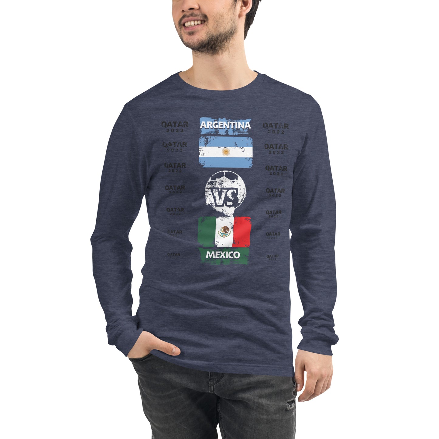 Qatar 2022 Argentina Vs Mexico T-Shirt | EMENEVO