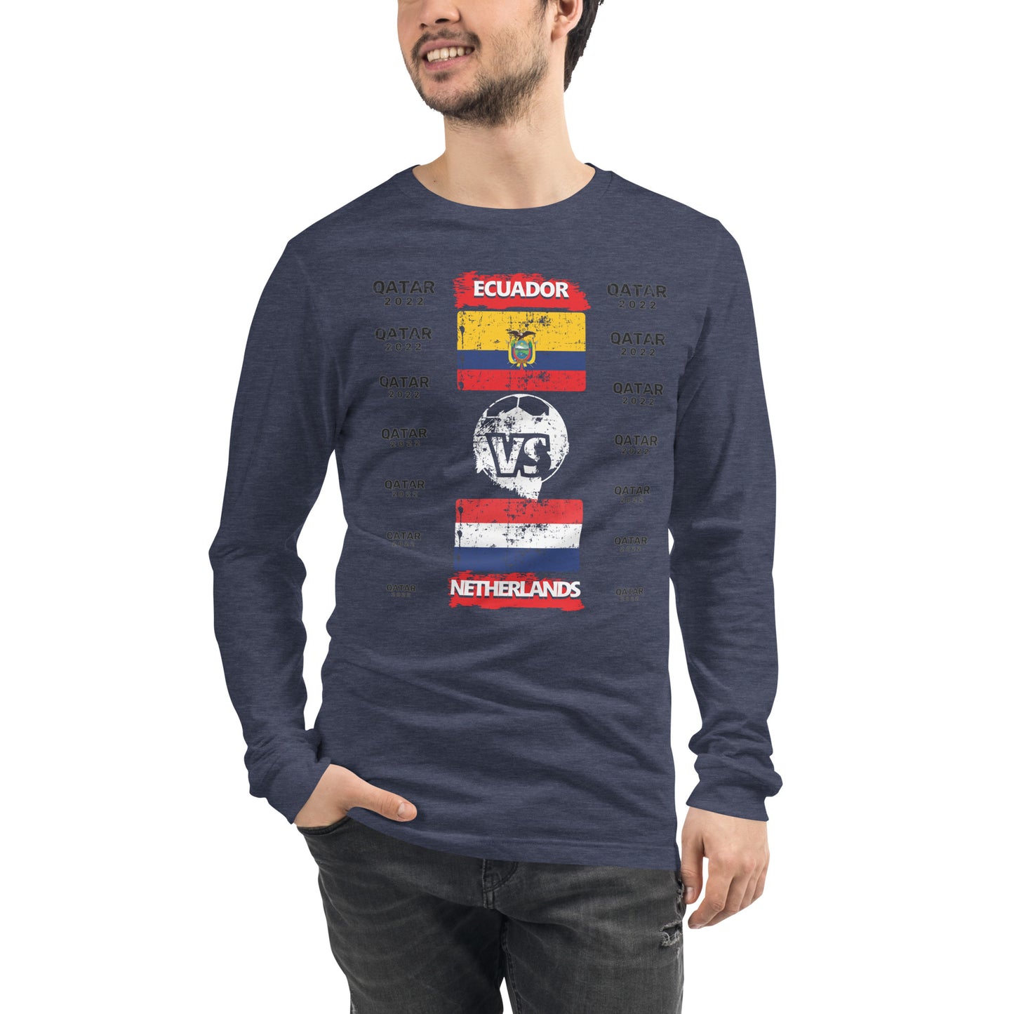 Qatar 2022 Ecuador Vs Netherlands T-Shirt | EMENEVO
