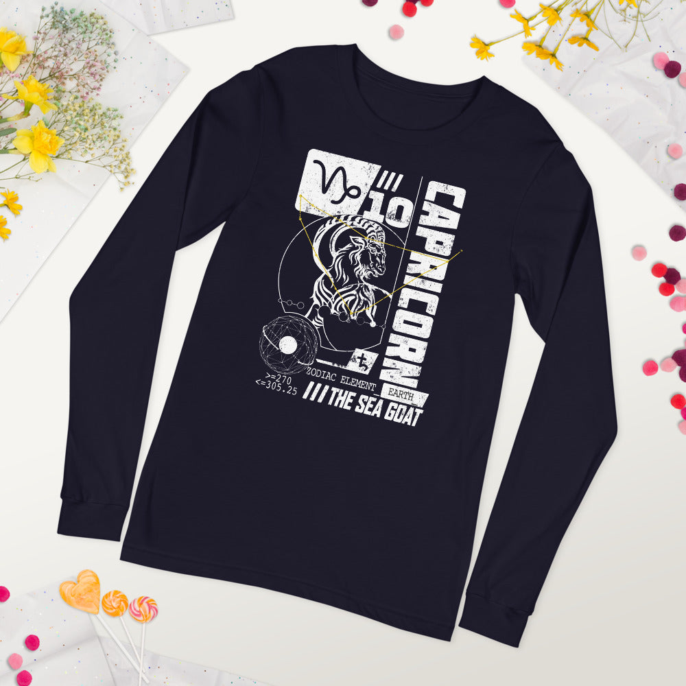 Capricorn LS Men T-Shirt | EMENEVO