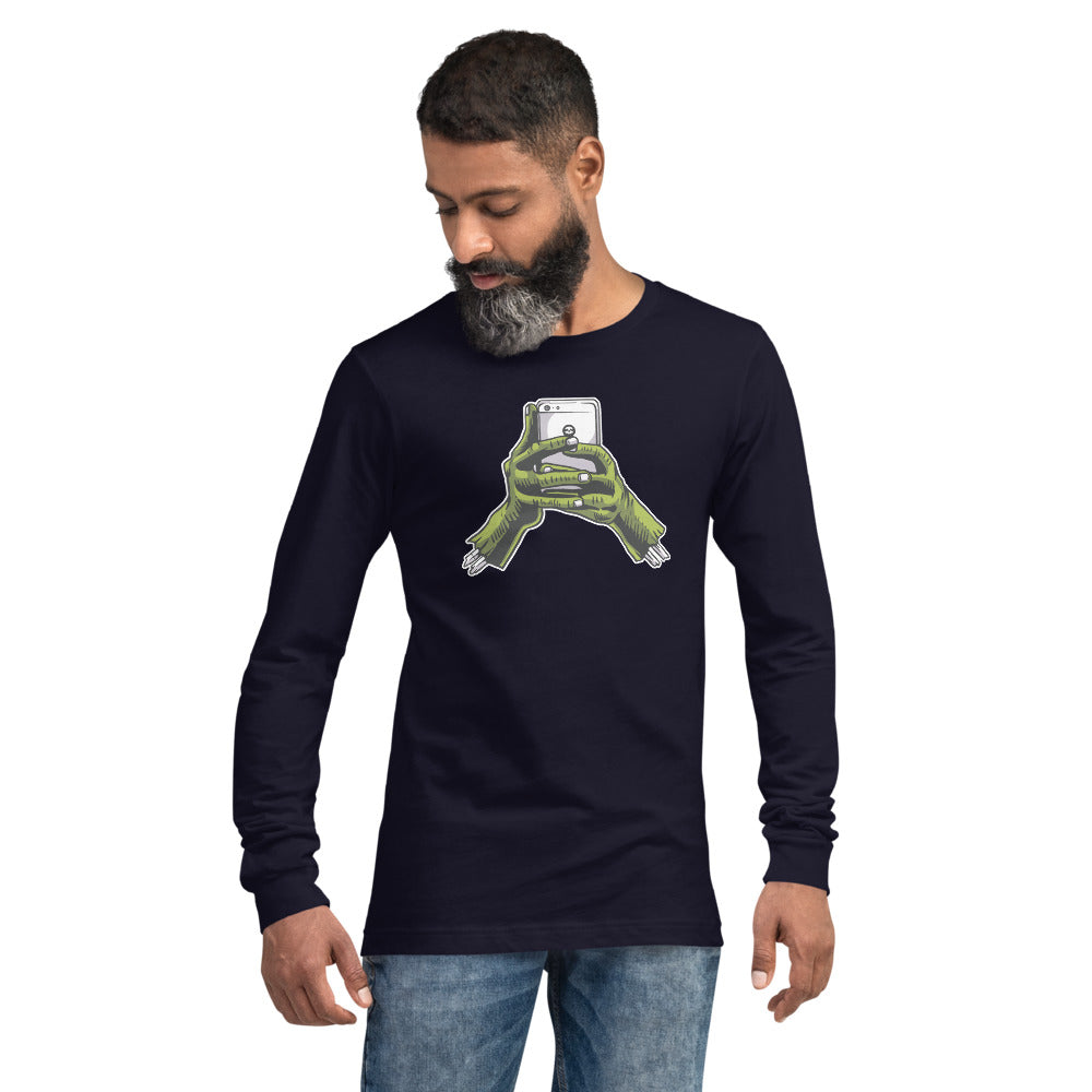 Zombie Hands LS Men T-Shirt | EMENEVO