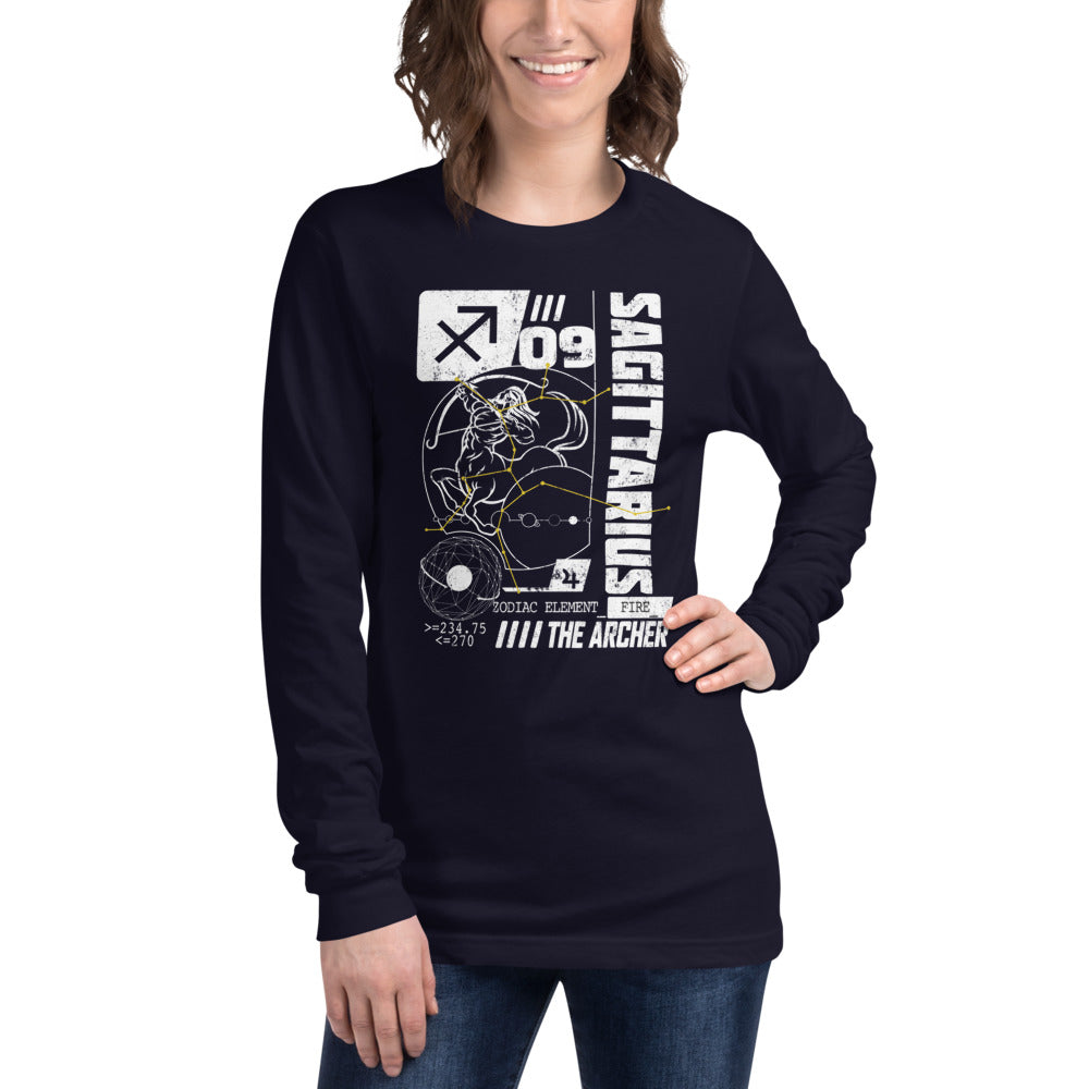 Sagittarius LS Women T-Shirt | EMENEVO