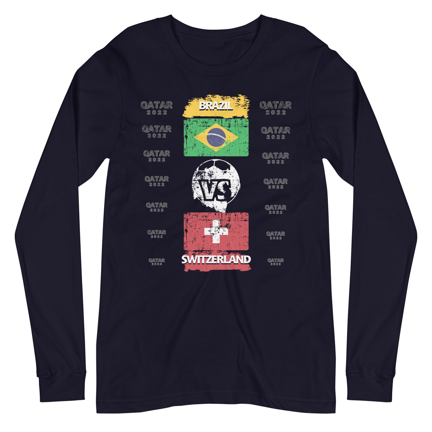 Qatar 2022 Brazil Vs Switzerland T-Shirt | EMENEVO