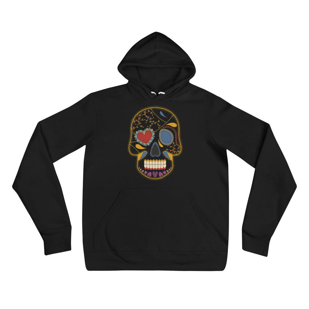 Heart Patch Skull Men Hoodie | EMENEVO