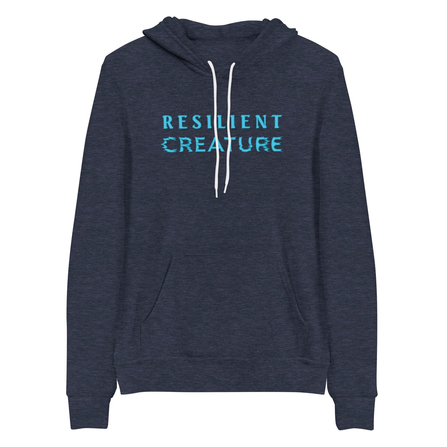 Resilient Creature Blue Men Hoodie | EMENEVO