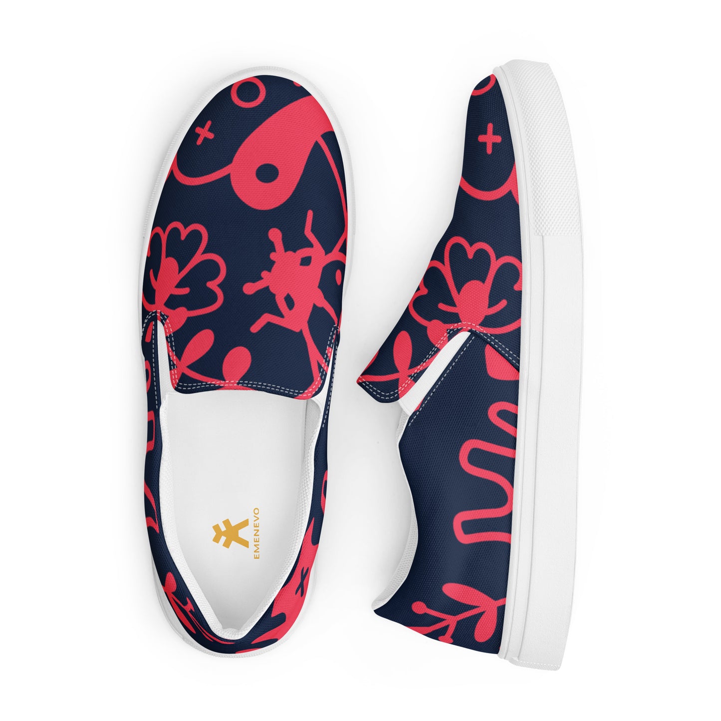 Splash Red Women’s Artisan Shoes | EMENEVO