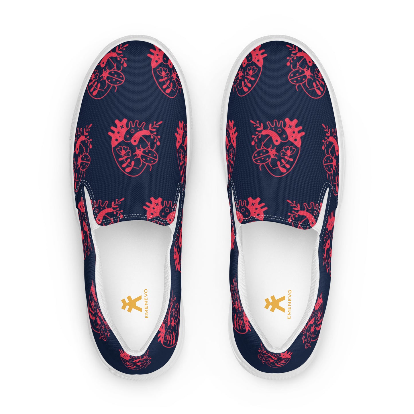 Bug Attack Navy Women’s Artisan Shoes | EMENEVO