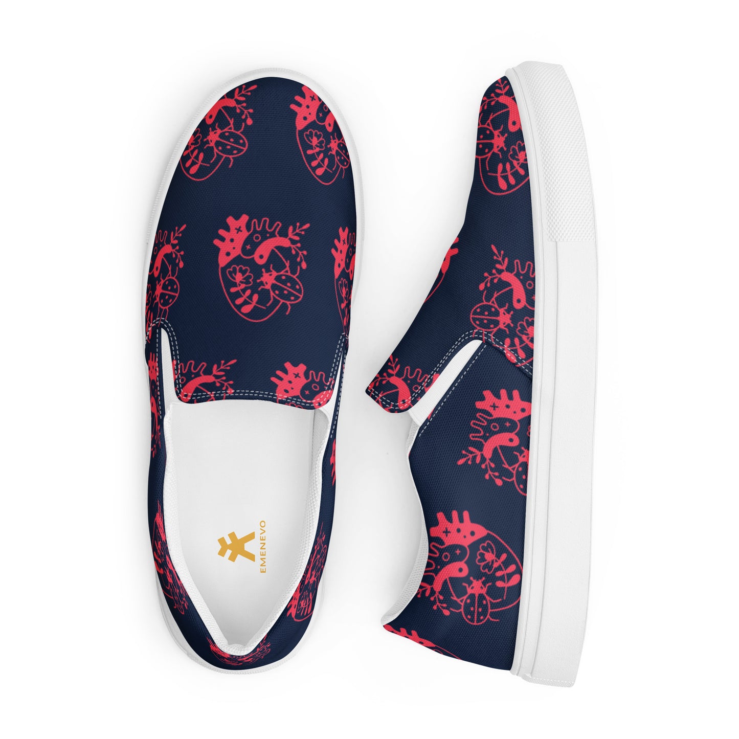 Bug Attack Navy Women’s Artisan Shoes | EMENEVO