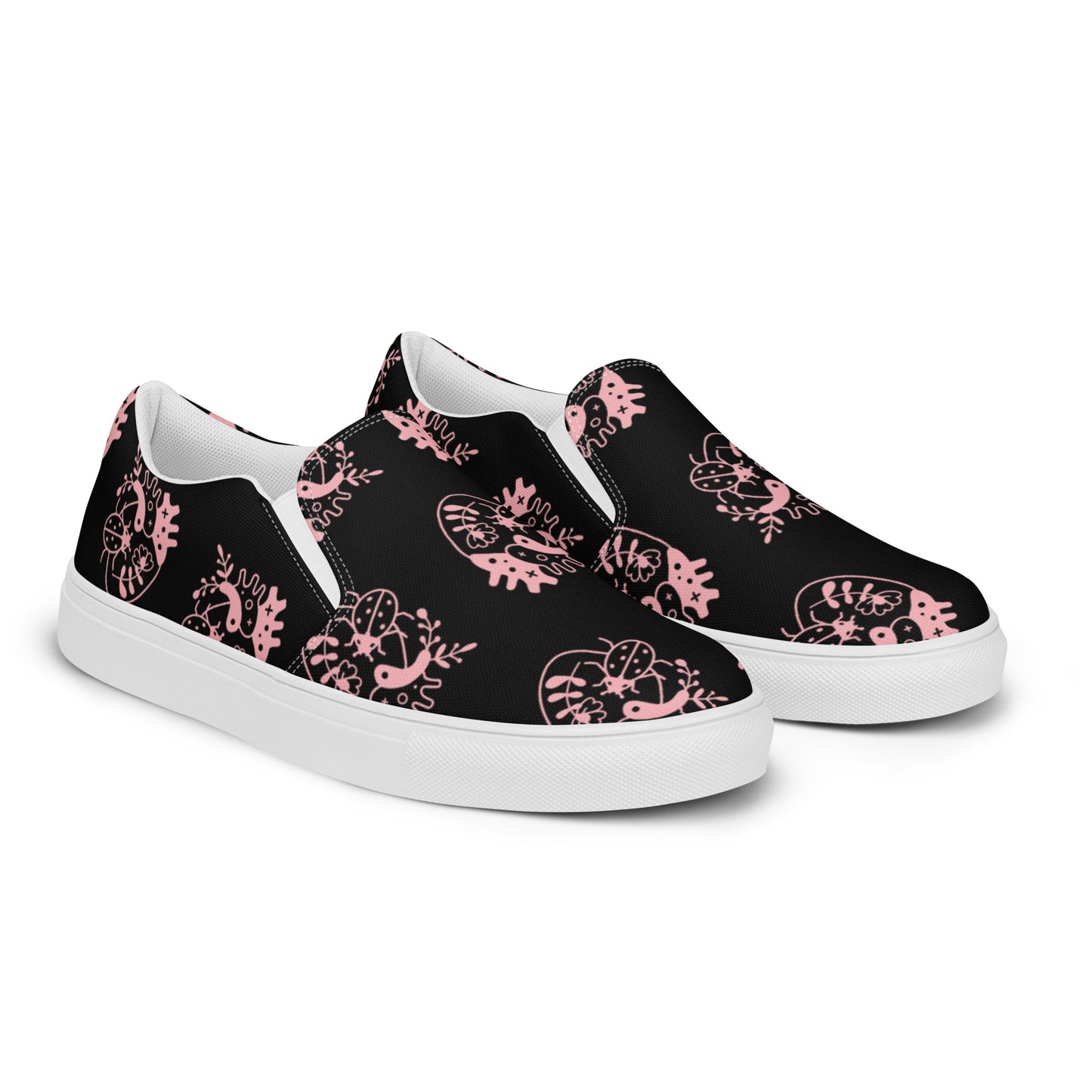 Bug Attack Black Women’s Artisan Shoes | EMENEVO