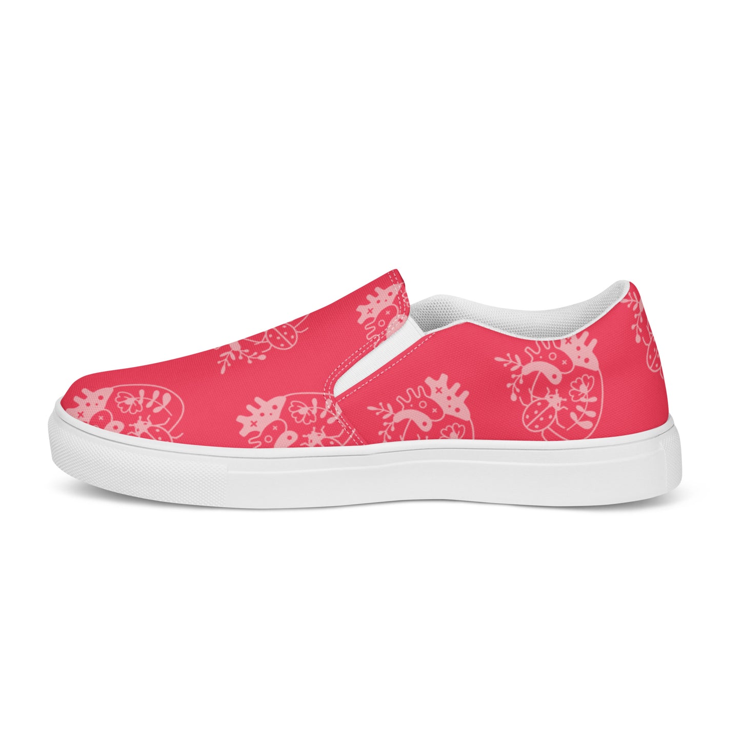 Bug Attack Red Women’s Artisan Shoes | EMENEVO