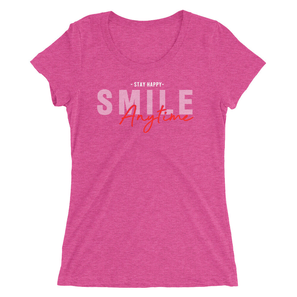 Smile Anytime Women T-Shirt | EMENEVO