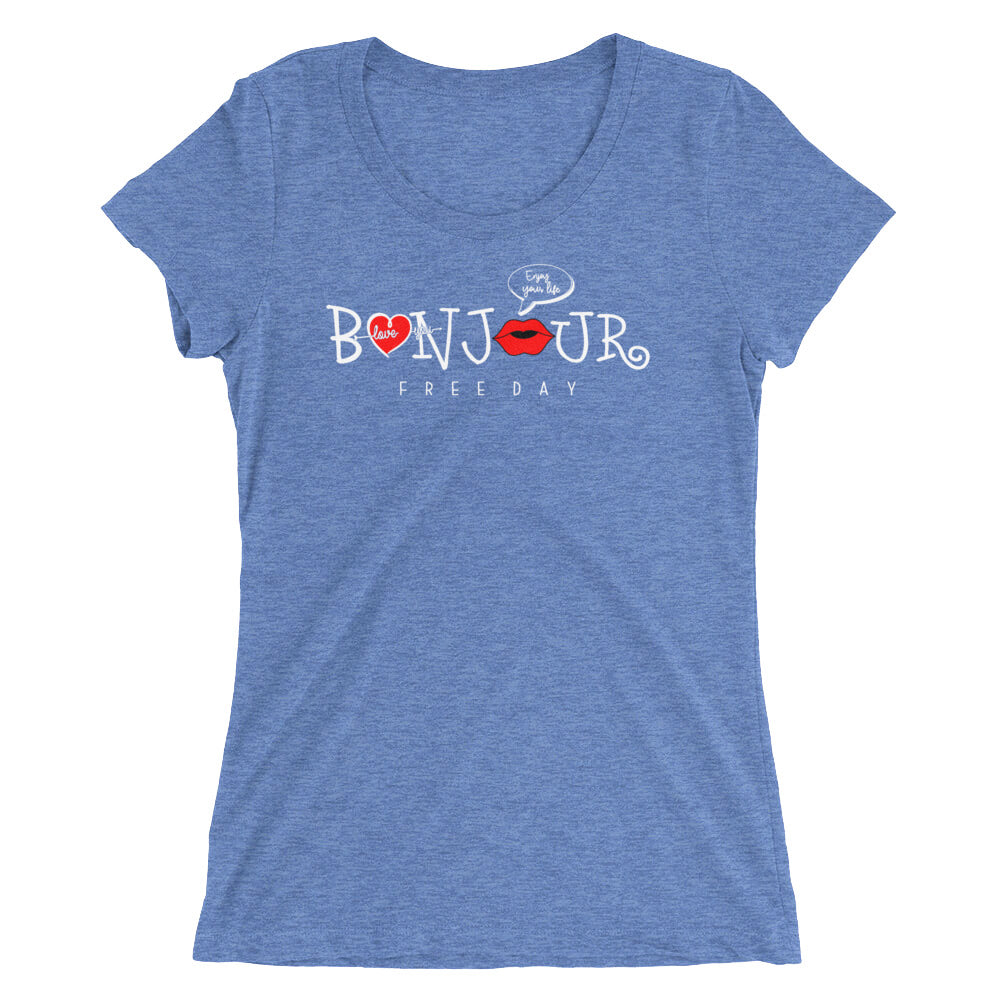 Bonjour Women T-Shirt | EMENEVO