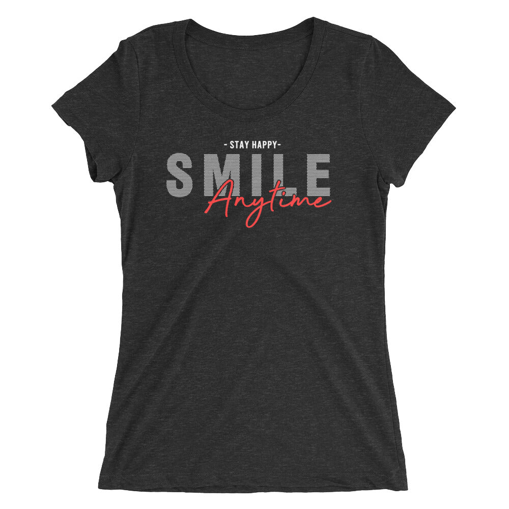 Smile Anytime Women T-Shirt | EMENEVO