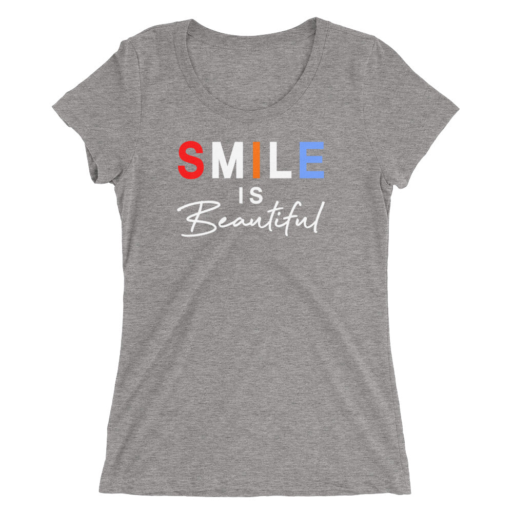 Smile is Beautiful Women T-Shirt | EMENEVO