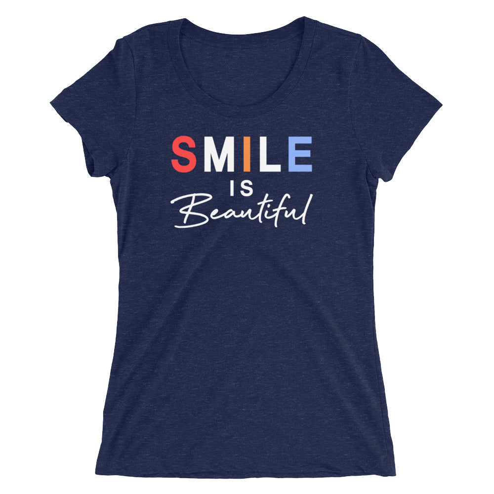 Smile is Beautiful Women T-Shirt | EMENEVO