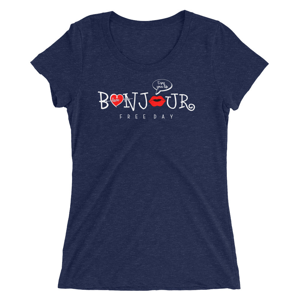 Bonjour Women T-Shirt | EMENEVO