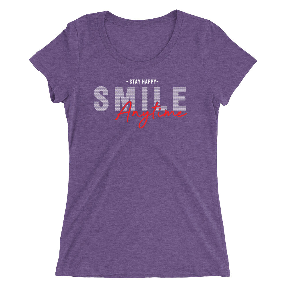 Smile Anytime Women T-Shirt | EMENEVO