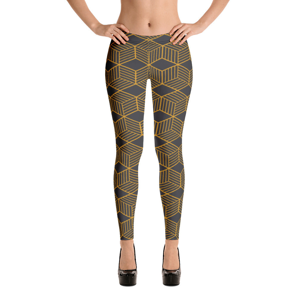 Cubic Skin Leggings | EMENEVO