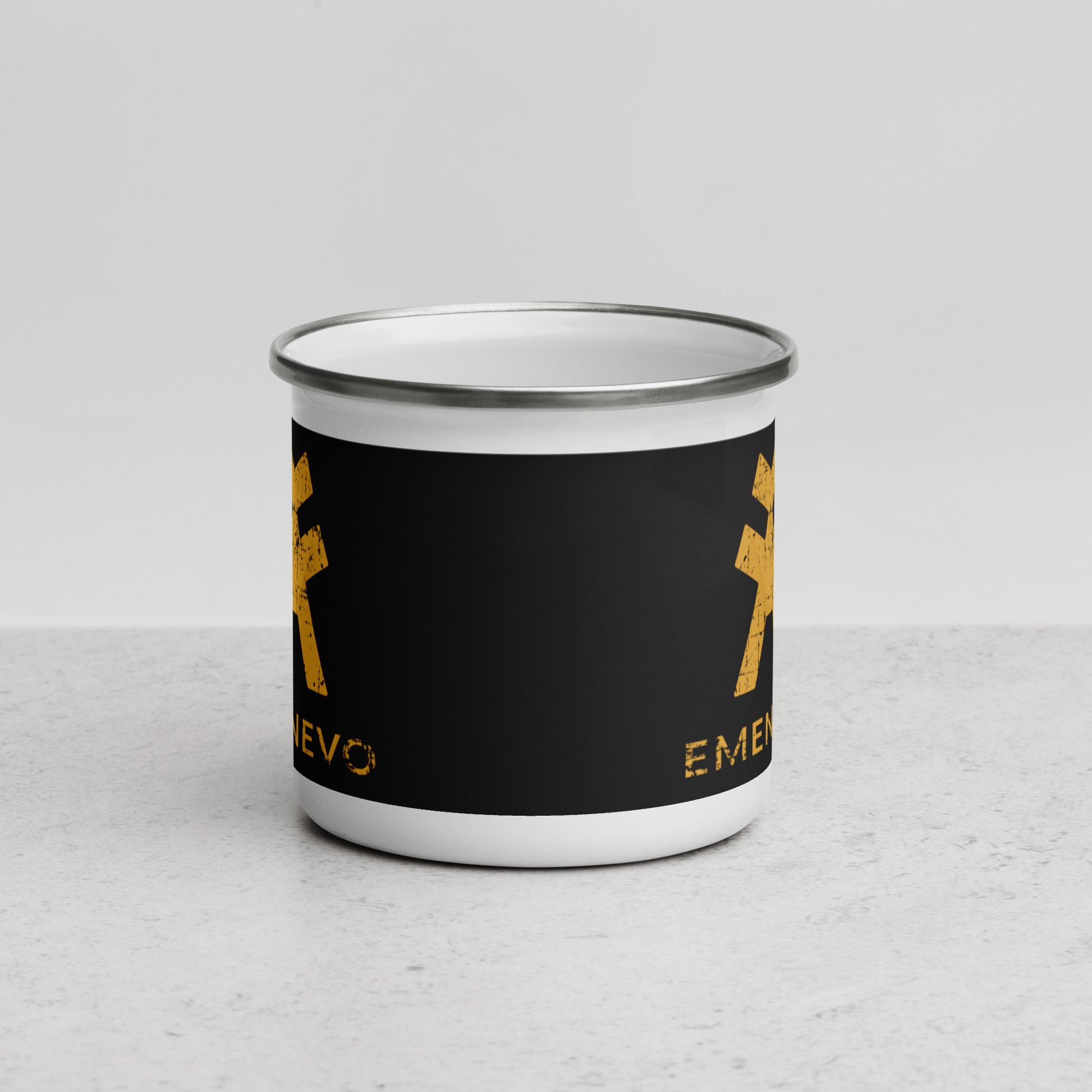 EMENEVO Gold Enamel Mug