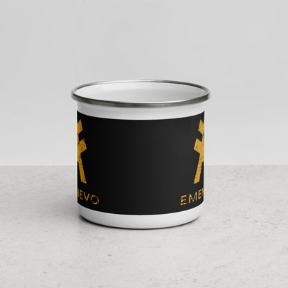 EMENEVO Gold Enamel Mug