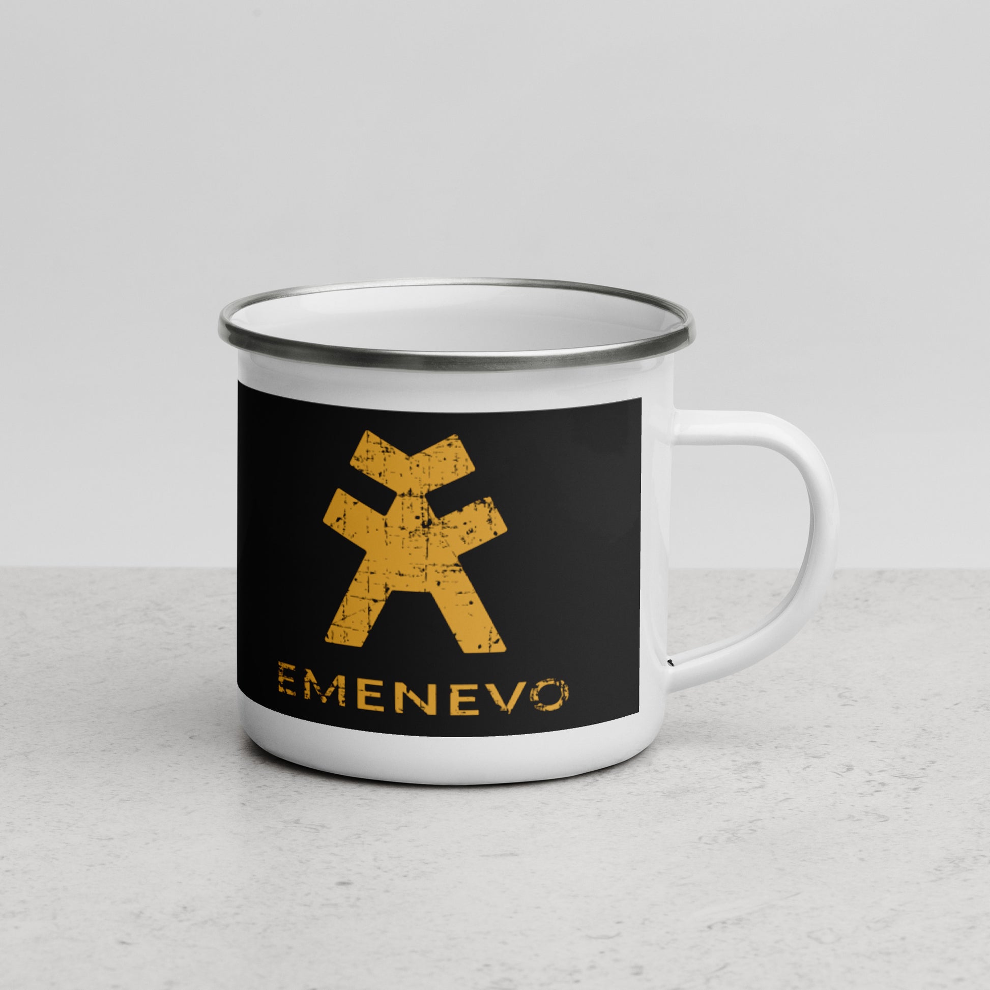 EMENEVO Gold Enamel Mug