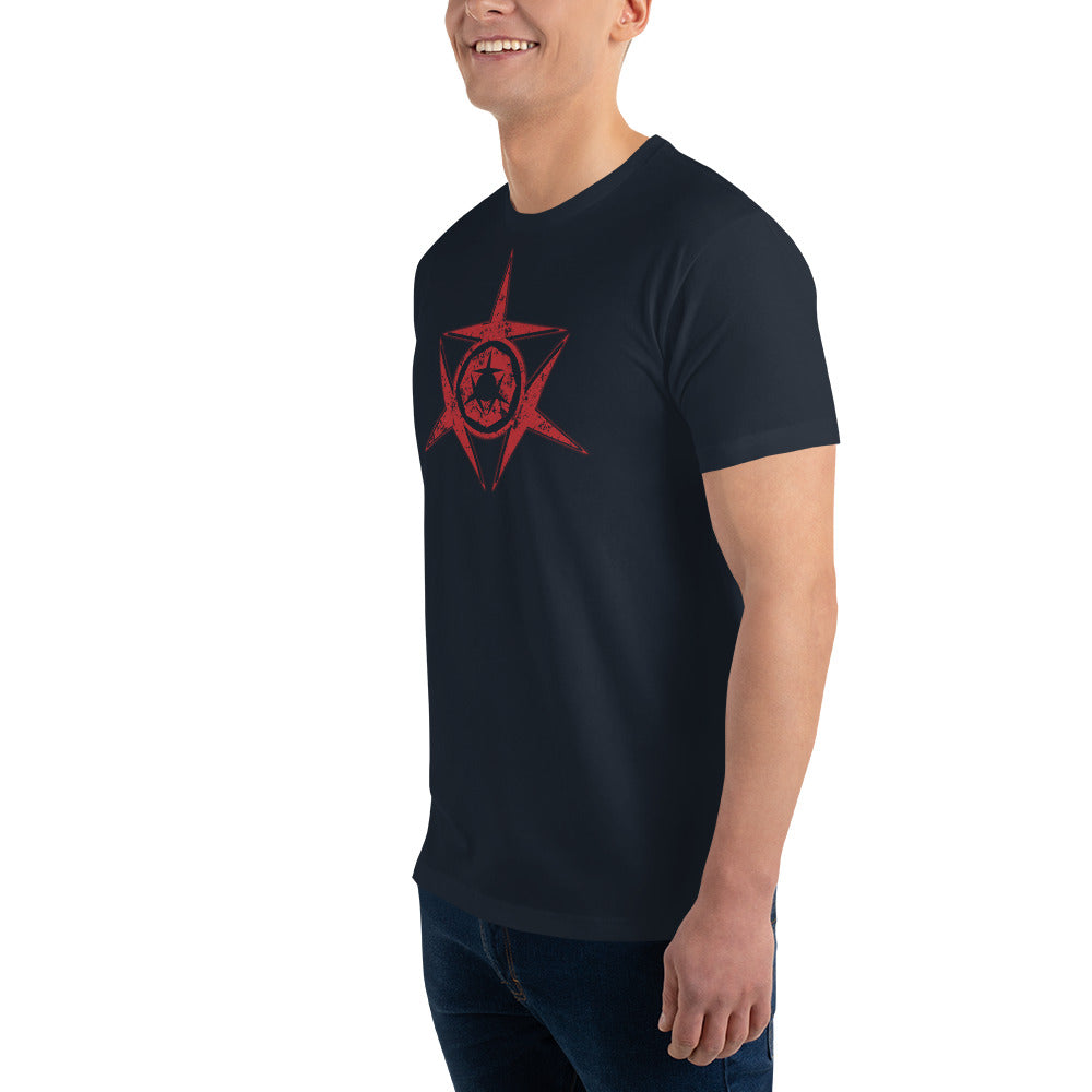 BS Shield Red Men T-Shirt | EMENEVO