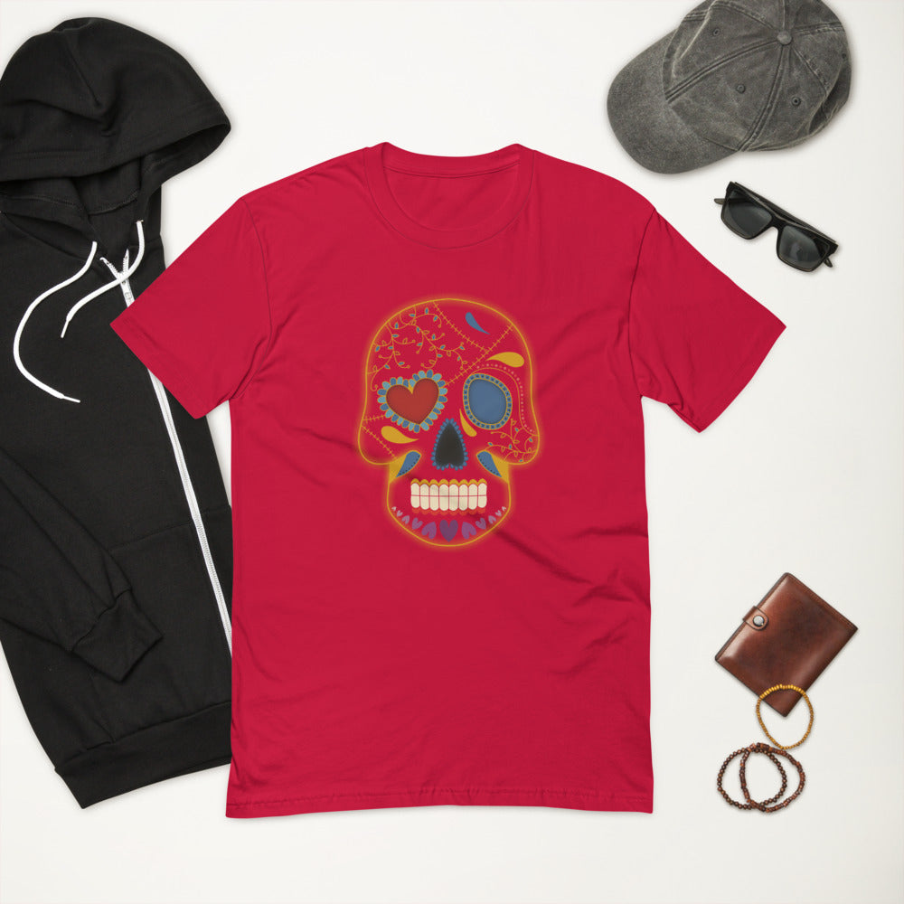 Heart Patch Skull Men T-Shirt | EMENEVO