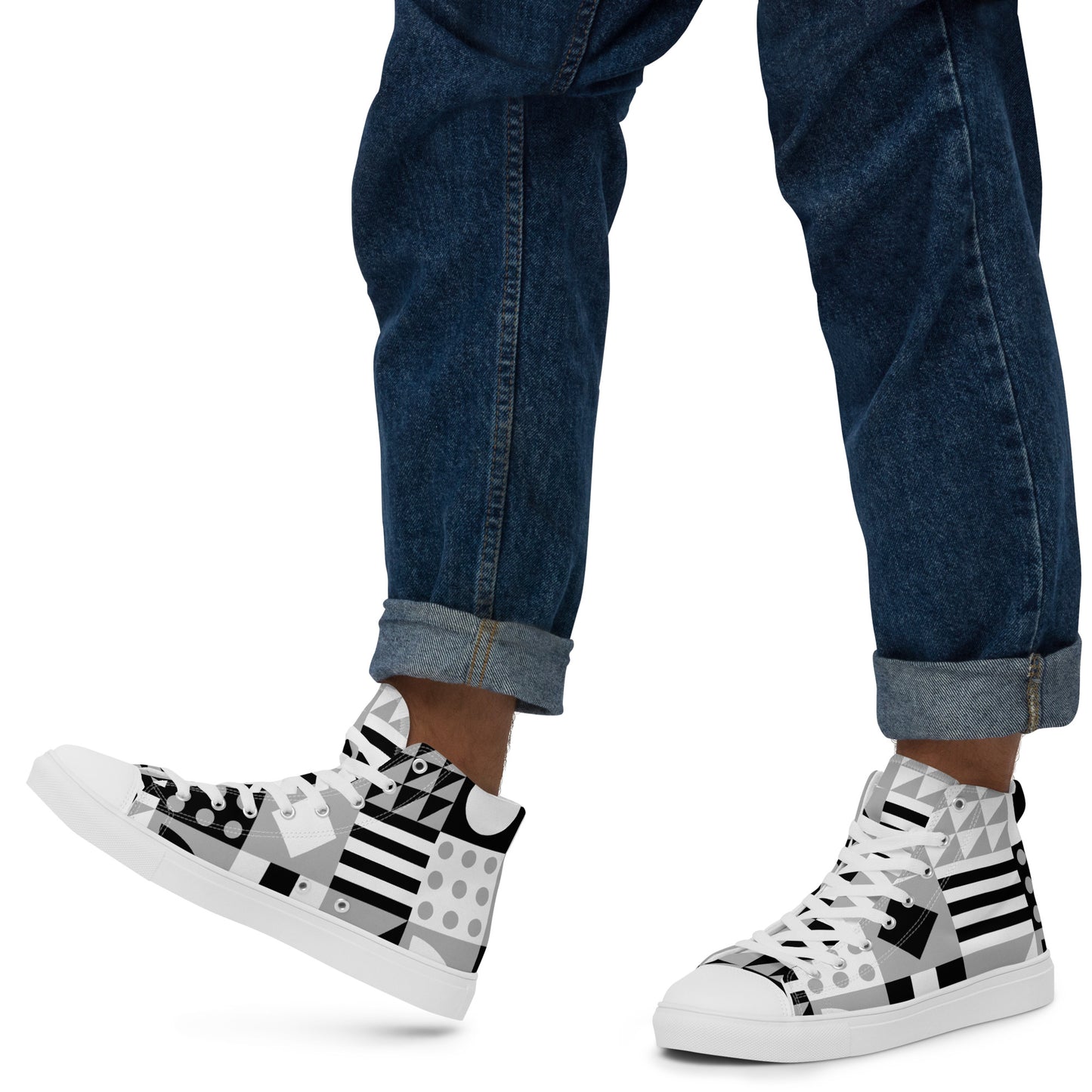 Canvas Men’s Artisan High Shoes | EMENEVO
