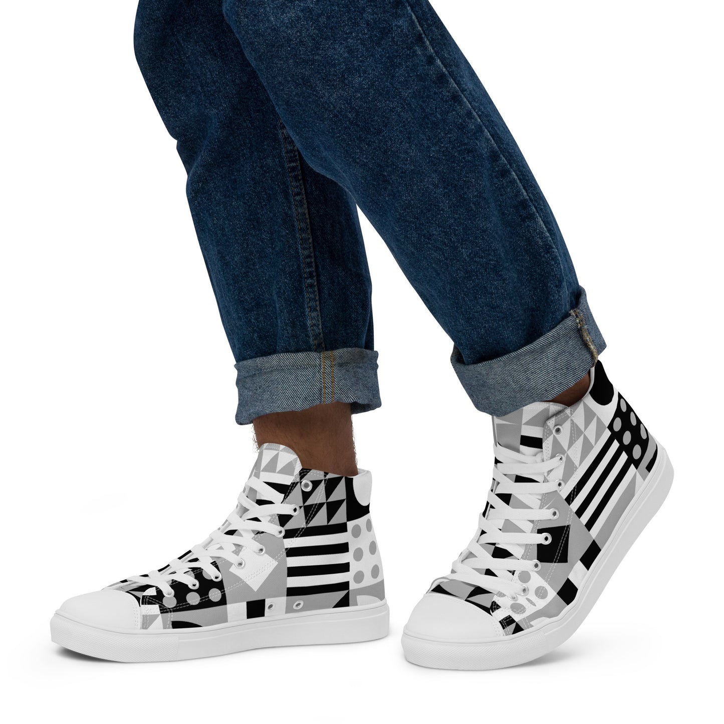 Canvas Men’s Artisan High Shoes | EMENEVO