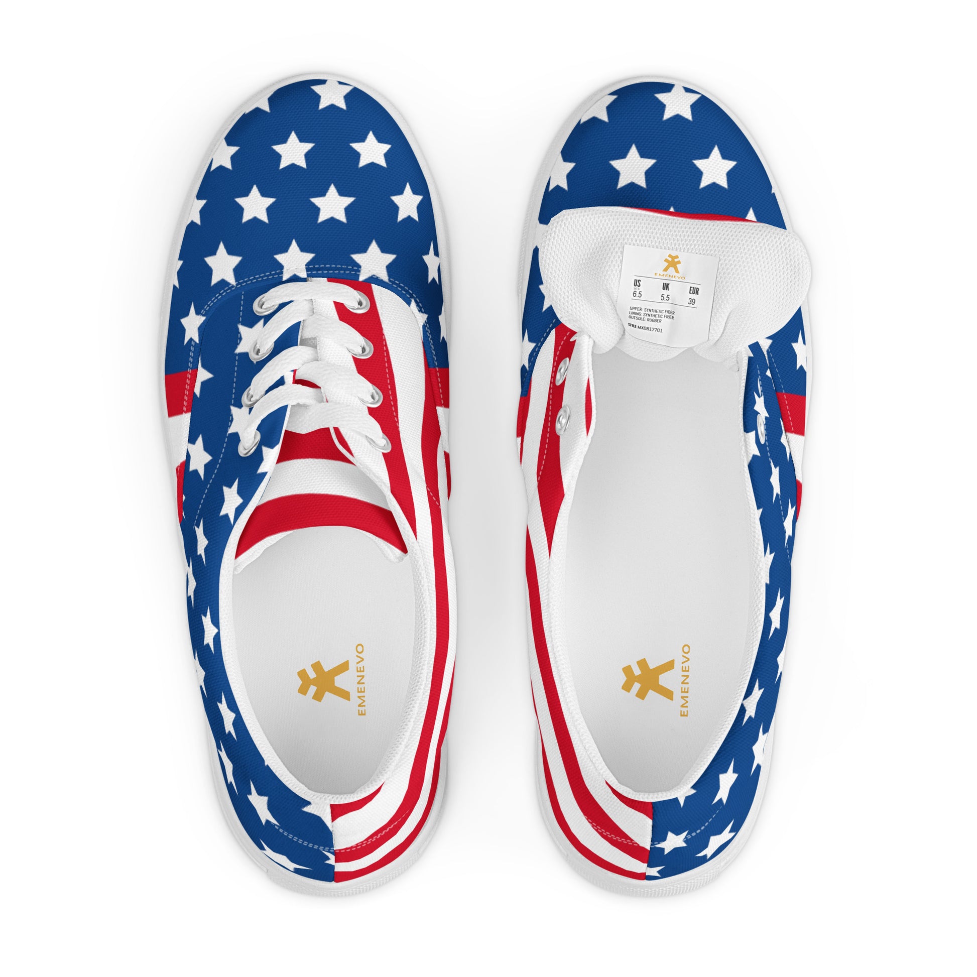 USA Flag Men’s Artisan Shoes | EMENEVO